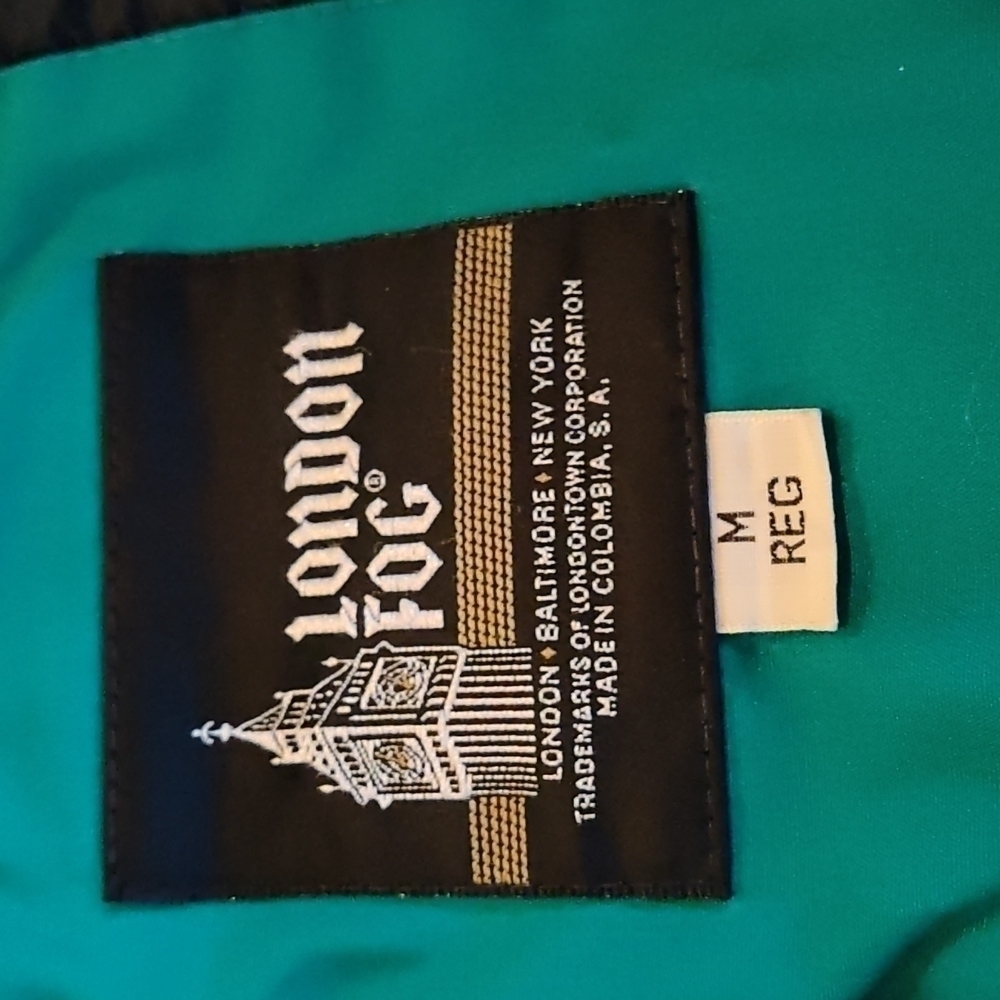 London Fog Heavy Duty Rain Coat Size M - Picture 5 of 7